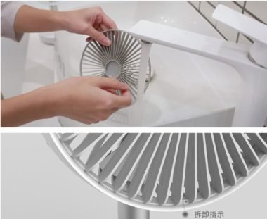 Desktop USB Charging Fan wash